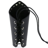 Harajuku Punk Men PU Leather Arm Bracelet Wide Strap Archery Women Jewelry
