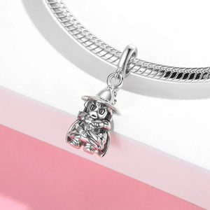 Knight Hat Dangle Charm for Bracelet Necklace S925 Silver Bead