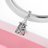 Knight Hat Dangle Charm for Bracelet Necklace S925 Silver Bead