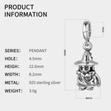 Knight Hat Dangle Charm for Bracelet Necklace S925 Silver Bead
