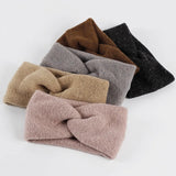 Chunky Knit Winter Ear Warmer Headband for Women