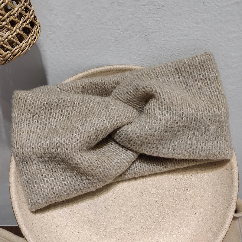 Chunky Knit Winter Ear Warmer Headband for Women