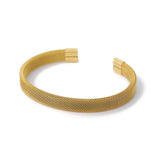 Knitting Bracelet For Men Stainless Steel Cuff Bangle