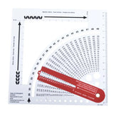 Knitting Needle Gauge Converter Ruler Sewing Tool
