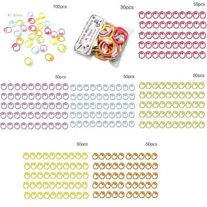 Stitch Markers Stitch Rings For Crocheting Needle Clip