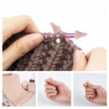 Knitting Tool Set Crochet Hooks Clips Scissors Cable Stitch DIY Crafts