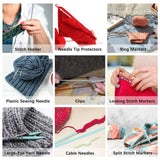 Knitting Tool Set Crochet Hooks Clips Scissors Cable Stitch DIY Crafts