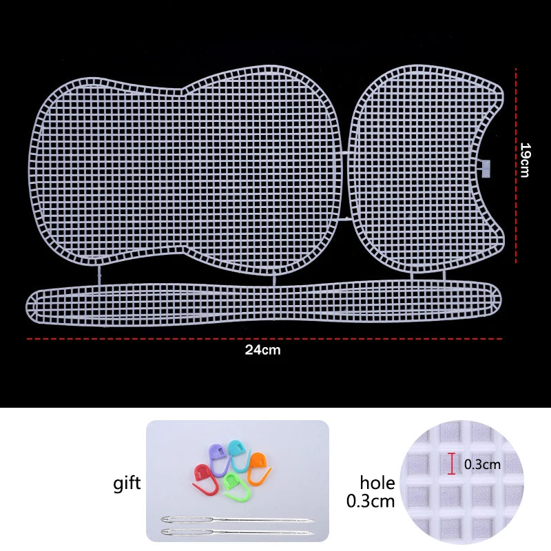Plastic Mesh Sheet DIY Sewing Woven Bag DIY Kit