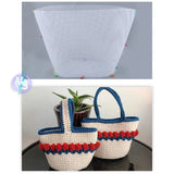 Plastic Mesh Sheet DIY Sewing Woven Bag DIY Kit