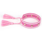 Inlaid Star Bracelet - Knitted Friendship Bracelet