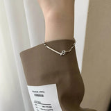 925 Sterling Silver Knot Bracelet Retro Style Personality Jewelry