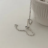 925 Sterling Silver Knot Bracelet Retro Style Personality Jewelry