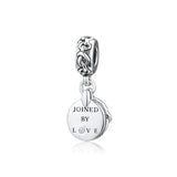 Heart Dangle Charms For Woman DIY Fits 925 Silver Bracelets