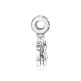 Heart Dangle Charms For Woman DIY Fits 925 Silver Bracelets