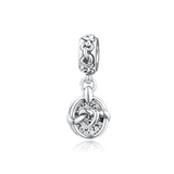 Heart Dangle Charms For Woman DIY Fits 925 Silver Bracelets