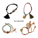 Koi Fish Tassel Bracelet Ethnic Jewelry for Women Girls