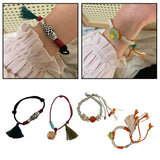 Koi Fish Tassel Bracelet Ethnic Jewelry for Women Girls
