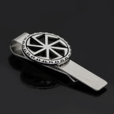 Kolovrat knot amulet Stainless Steel Tie Clip