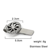 Kolovrat knot amulet Stainless Steel Tie Clip