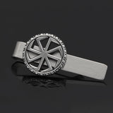 Kolovrat knot amulet Stainless Steel Tie Clip