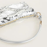 Vintage Sequin Shine Prom Bag - Rhinestones Evening Handbag