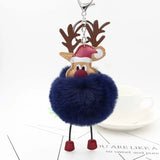 Santa Claus Keychain Plush Bag Pendant Couple Gift