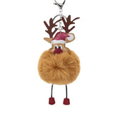 Santa Claus Keychain Plush Bag Pendant Couple Gift