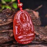 Koraba Buddha Pendant Necklace Agate Talisman