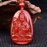 Koraba Buddha Pendant Necklace Agate Talisman