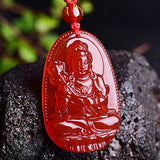 Koraba Buddha Pendant Necklace Agate Talisman