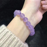 Koraba Fine Jewelry Purple Lavender Jade Beads Bracelet Bangle