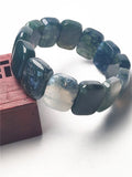 Koraba Natura Water Grass Agate Green Jade Bracelet Bangle