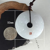 Koraba Natural Jade Pine Tree Mountain Pendant Necklace