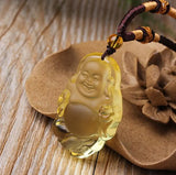 Koraba Citrine Pendant Maitreya Buddha Pendants