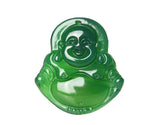 Koraba Green Agate Maitreya Buddha Pendant Necklace