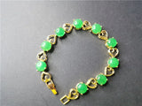 Koraba Natural Jade Bracelet Women Chain Crystal 4211
