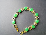 Koraba Natural Jade Bracelet Women Chain Crystal 4211