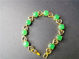 Koraba Natural Jade Bracelet Women Chain Crystal 4211