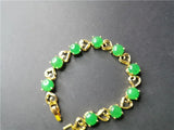 Koraba Natural Jade Bracelet Women Chain Crystal 4211