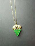 Natural Jade Crystal Necklace Energy Healing Quartz Pendant