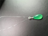 Koraba Jade Pendant Sweater Chain Natural Necklace Beads Long Jewelry