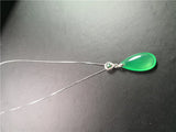 Koraba Jade Pendant Sweater Chain Natural Necklace Beads Long Jewelry