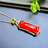 Koraba S925 Silver Chalcedony Pendant Necklace