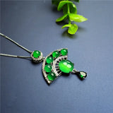 Koraba S925 Silver Chalcedony Pendant Necklace