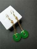 Koraba Emerald Earrings 925 Jade Charms 42121