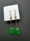 Koraba Emerald Earrings 925 Jade Charms 42121