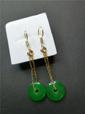 Koraba Emerald Earrings 925 Jade Charms 42121
