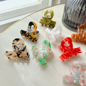 Korea Small Hairpins Acetate Geometry Hair Clips For Women Girls