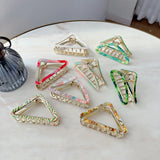 Korea Big 8.5CM Triangular Hair Clips for Women Girls Accessories
