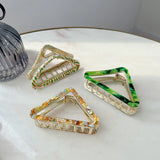 Korea Big 8.5CM Triangular Hair Clips for Women Girls Accessories